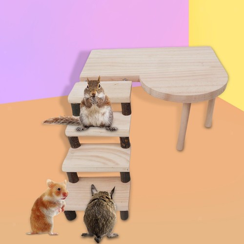 Wooden hamster with - hamster,