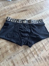 Mens Versace Black Boxers Size Medium / 4 