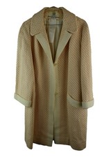 Horrockses 50s Vintage Womans Jacket Kmino Open Size 46' Quilted