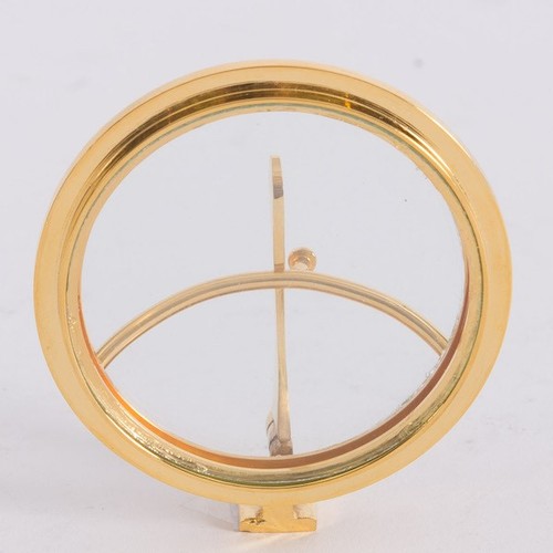 Gold plated church monstrance - gold,
