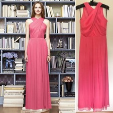 DESSY Lela Rose LR212 - Size 12 - Crinkle Chiffon - Bridesmaid/Prom/Cruise Dress