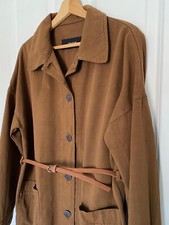 Zara Women Linen Blend Jacket Size Large UK 12/14