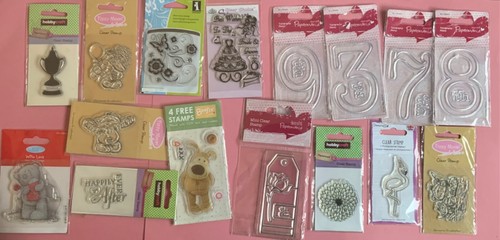 Mini clear stamps collection - clear,