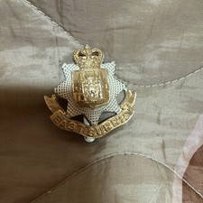East Surrey Regiment Military Cap Badge QC
