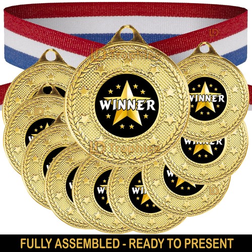 Winner medals ribbons - winner,