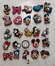 Clogs Shoe DISNEY  Shoe Charms 25 Bulk Pack  Assorted Suitable For Crocs