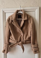 Olavoga Women's lamb jacket coat size M