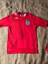 Vintage Official Umbro England Home Football Shirt - 2006-2008 - Size Small