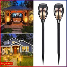 2/4/6X Flame Solar Torch Light