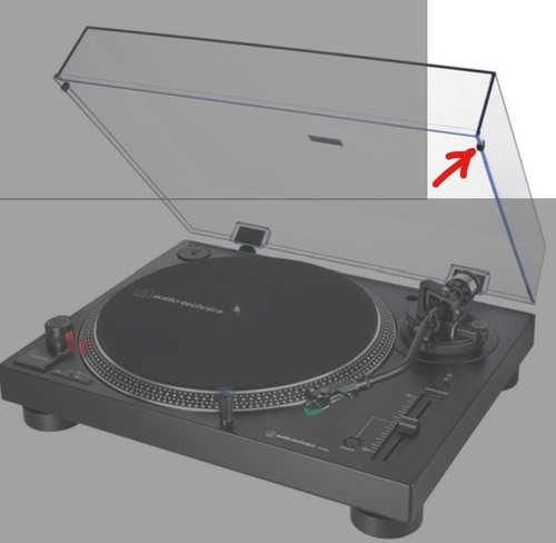 Lid bump stops for technics - lid,