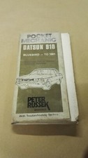 Datsun Nissan 910 Bluebird 1981 1.6 1.8 Saloon Coupe Estate Peter Russek Manual