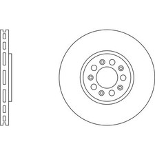 2x Brake Discs Vented For