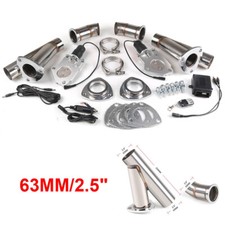 2×2.5" 63mm Electric Exhaust