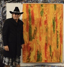 64”X44” Gerhard Richter