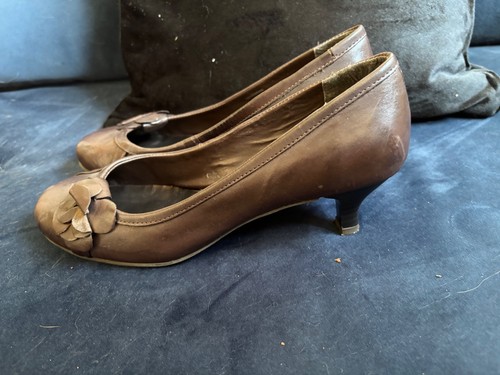 Bus brown kitten heel - , court
