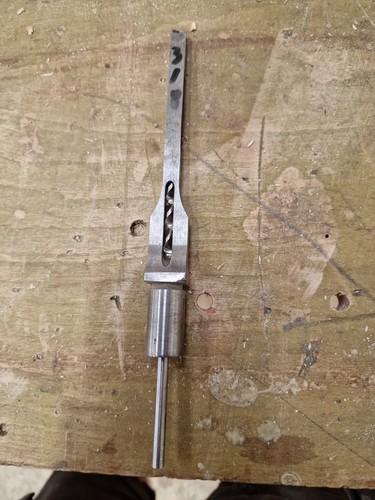 Hollow mortise chisel and - 3/8",