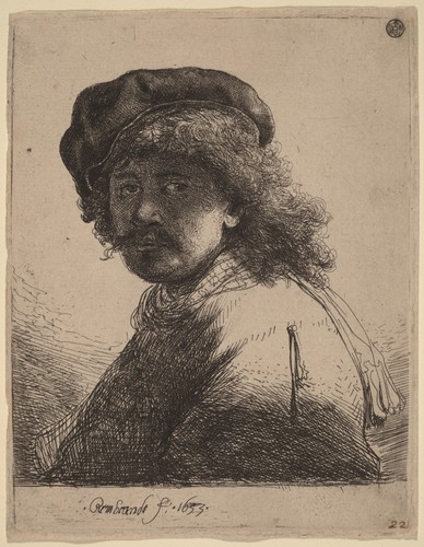 Self portrait rembrandt - in,