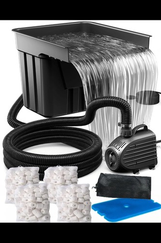 Biling pond waterfall filter - pond,