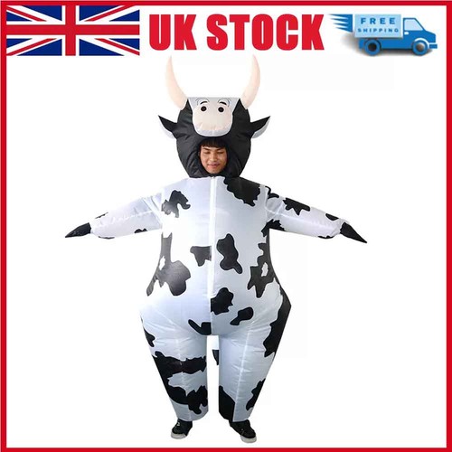 Inflatable cow costume adult - inflatable,
