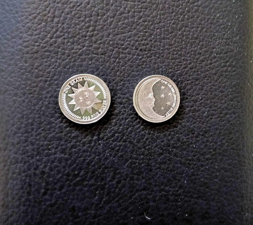 Gram silver coins of the - gram,