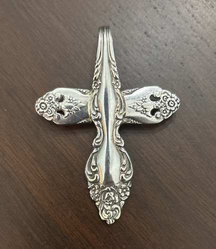 Silverplate cross made - cross,