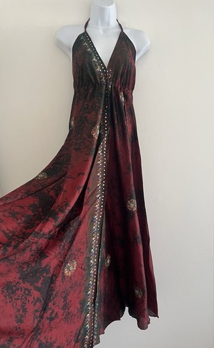 Bohemian dress silk - dress,