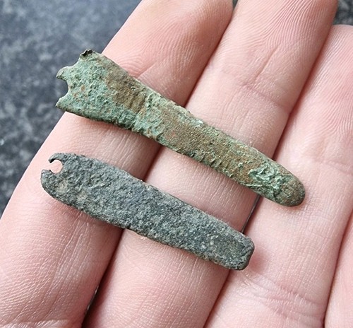 Medieval viking strapends - viking,