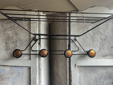 Vintage Coat Rack Hat Porte Manteau, Mid Century Home Sputnik Decor
