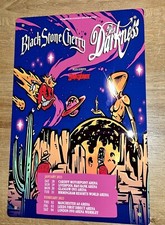 THE DARKNESS & BLACK STONE CHERRY  UK TOUR 2023 12X8 METAL POSTER SIGN