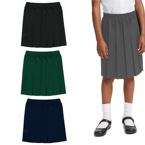 Girls all round box pleated - all,