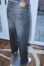 M&S Regular Straight Leg Black Jeans W38 L29 Marks & Spencer North Coast 38S NC