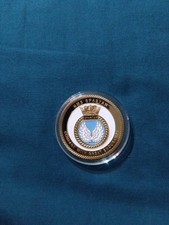 Royal Navy HMS Spartan Gold plated collectable coin