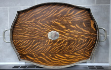 Antique Nickel Silver & Oak