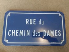 Vintage French Enamel Street