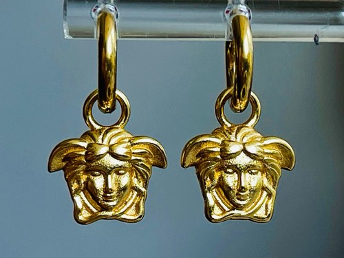 Versace earrings head - versace, of