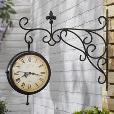 Outdoor Clock Thermometer