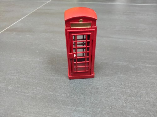 Telephone box red kiosk - red,