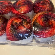 Melange red black mix double