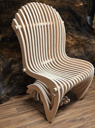 Parametric plywood chair - parametric,
