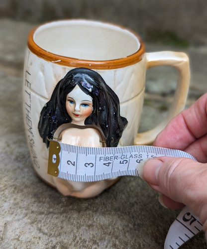 Rare vtg novelty - rare, mug