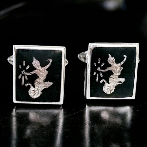 Vintage niello sterling - sterling, silver