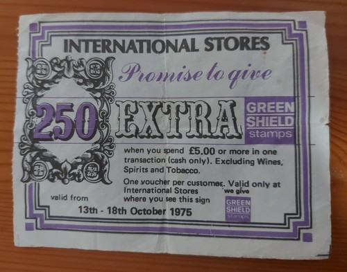 Vintage green shield - vintage, stamps