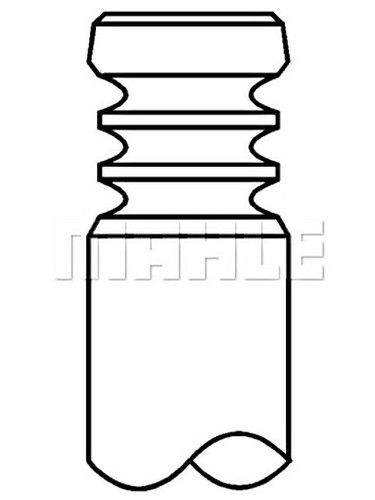 Inlet valve mahle fits audi - mahle,
