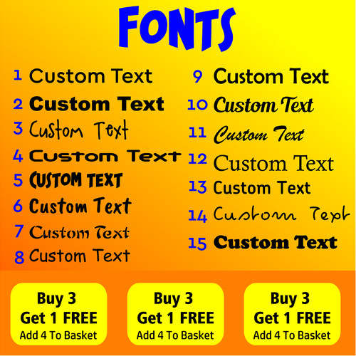 Personalised name vinyl - personalised,