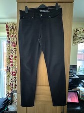 Gap Ladies ALWAYS SKINNY Stretch BLACK Jeans - Size UK 14 R