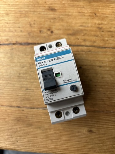 Hager 40a 30ma rcd - hager,