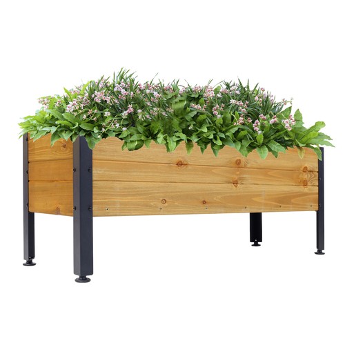 Wood rectangular garden - wood,