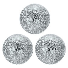 3pcs decorative glass - 3pcs, balls