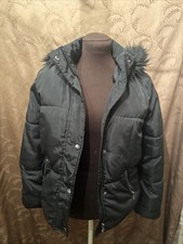 Girls Tescos F&F Coat Size 11-12 Yrs