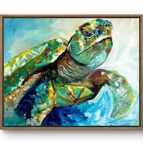 Tita paintz sea - sea, turtle